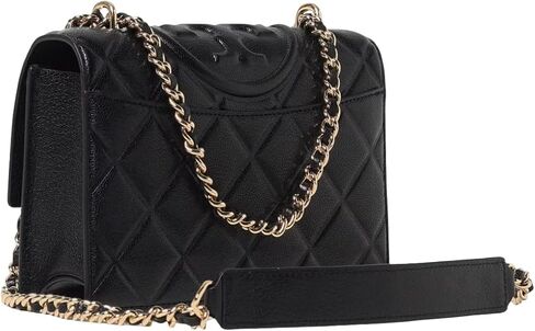 Tory Burch Women's Black Leather Small Fleming Convertible Shoulder Bag in Saudi Arabia