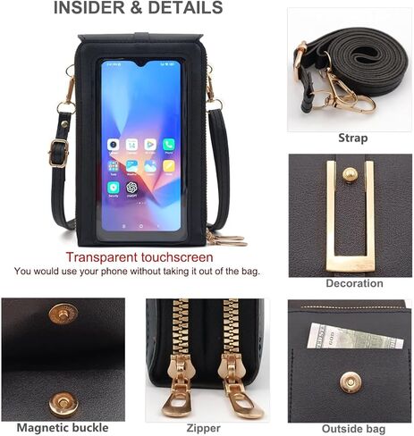 حقائب كروس صغيرة على شكل خلية من PORT&LOTUS للنساء حقائب كتف صغيرة وحقائب كروس بسحاب in Kuwait