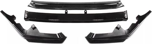 Front Lip Compatibility with 2022-2024 Civic Yofer Style Front Bumper Chin Lip Splitter Spoiler Kit Black in Kuwait
