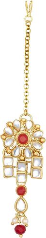 Aheli Wedding Wear Indian Ethnic Kundan Pendant Necklace Set Bollywood Party Traditional Jewelry Gift for Women in Saudi Arabia