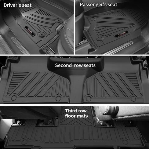 for 2021-2025 Chevy Tahoe/Suburban/GMC Yukon (Including XL)/Cadillac Escalade (Including ESV) Rear Seat Backrest Mat TPE All Weather Protection Mat Accessories (Backrest Mats) in Kuwait