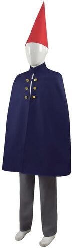 Adult Wirt Cosplay Halloween Wirt Mantle Cape Costume Men Navy Blue Cloak Uniform Outfits with Hat in Saudi Arabia