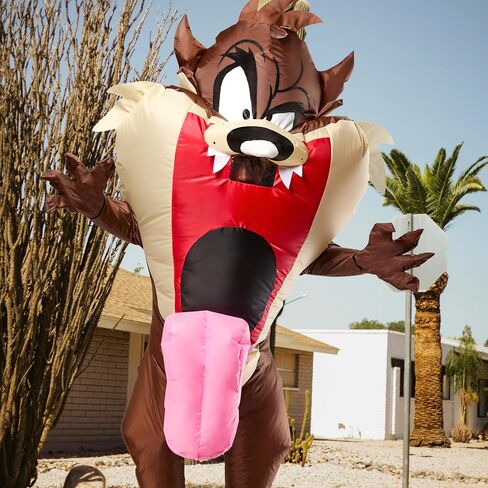 Rubies Looney Tunes: Tazmanian Devil Inflatable Costume for Adults, Unisex One Size in Saudi Arabia