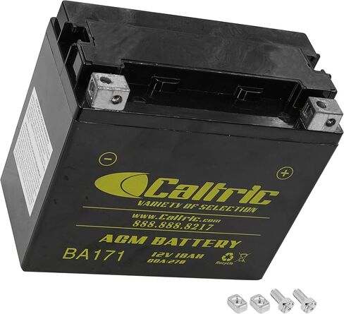 بطارية كالتريك AGM متوافقة مع Harley Davidson Xl1200 Xl-1200 Sportster Custom Sport 1999-2001 2003 in Saudi Arabia