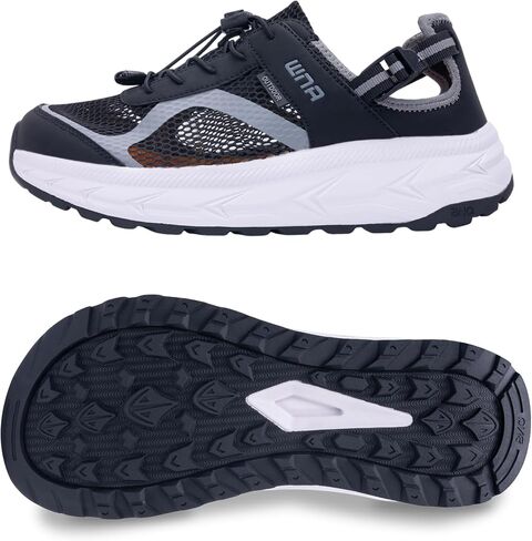 Mens Wide Toe Summer Sandals Closed Toe Shoes Hiking Sandal Outdoor Athletic Recovery Walking Shoes US 8-13 in Saudi Arabia