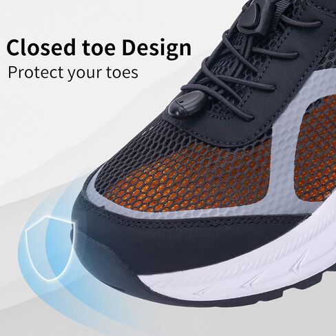 Mens Wide Toe Summer Sandals Closed Toe Shoes Hiking Sandal Outdoor Athletic Recovery Walking Shoes US 8-13 in Saudi Arabia