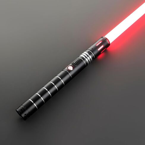 مصباح المبارزة SABER ، XRGB 3.0 التحكم في الحركة SPERT SWAND LIGHT مع 16 خطًا صوتيًا ، تغيير لون اللانهائي ، HILT الألمنيوم ، التحكم في التطبيق للبالغين ، هدية تأثيري ، أسود in Kuwait