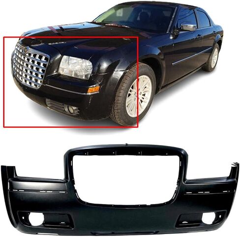 FitParts Compatible With Front Bumper Cover 2005 2006 2007 2008 2009 2010 Chrysler 300 Sedan. New, Primed & Ready for Paint. CH1000440 4805773AD in Saudi Arabia