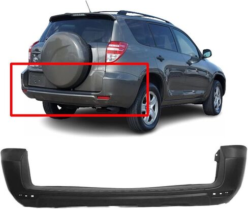 FitParts متوافق مع غطاء المصد الخلفي 2009 2010 2011 2012 Toyota RAV4 09 10 11 12. جديد، مُجهز وجاهز للطلاء. TO1100271 521590R902 in Saudi Arabia