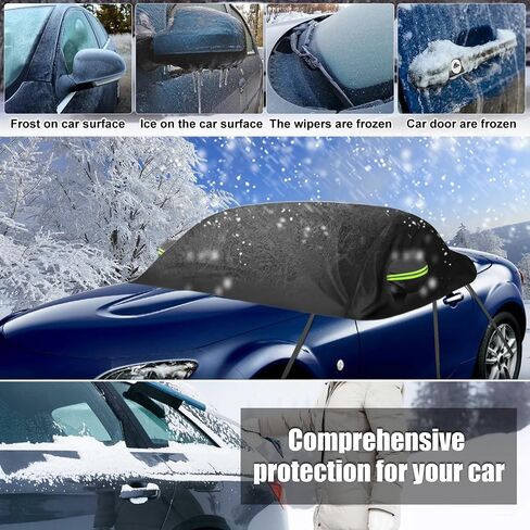 غطاء سيارة بديل مقاوم للماء لمازدا MX-5 مياتا MK4 ND 2015-2024، غطاء نصف سيارة مقاوم للشمس، نصف غطاء سيارة مقاوم للأشعة فوق البنفسجية، نصف غطاء سيارة مقاوم للغبار والثلج في الهواء الطلق وفي الأماكن المغلقة in Kuwait