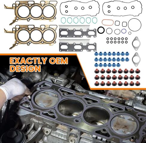 Engine Cylinder Head Gasket Set Fit for Ford Explorer Edge Flex Taurus Police Interceptor Sedan 2011-2019, 3.5L V6 Replace HS26487PT2 HGS4213 HS54658A VS50814R, Valve Cover Gasket in Saudi Arabia