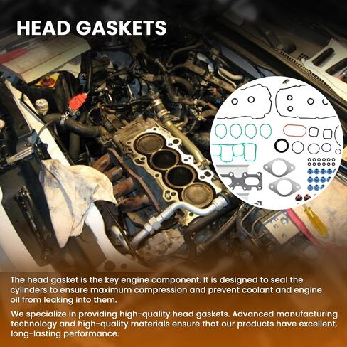 Engine Cylinder Head Gasket Set Fit for Ford Explorer Edge Flex Taurus Police Interceptor Sedan 2011-2019, 3.5L V6 Replace HS26487PT2 HGS4213 HS54658A VS50814R, Valve Cover Gasket in Saudi Arabia