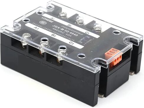 Three-Phase Motor Reversing Control Module SSR 10A-100A 32VDC Control 24-480VAC DC Forward & Reverse Solid State Relay(JGX-3ZF-4810DA) in Saudi Arabia