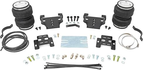Rough Country Rear Air Spring Kit for Chevy Silverado & GMC Sierra 2500HD (2001-2010) - Minimizes Trailer Sway, Prevents Bottoming Out in Saudi Arabia