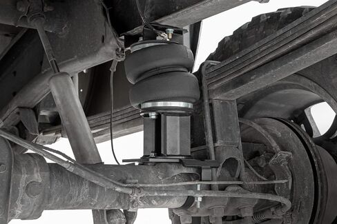 Rough Country Rear Air Spring Kit for Chevy Silverado & GMC Sierra 2500HD (2001-2010) - Minimizes Trailer Sway, Prevents Bottoming Out in Saudi Arabia