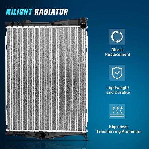 Nilight Radiator for BMW 128i 2008 2009 2010 2011 2012 2013, 325i, 328i 2007-2013, 328i xDrive 2009-2013, 330Ci 330i 330xi L6 3.0L 2006 Only Auto Trans in Saudi Arabia