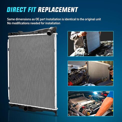 Nilight Radiator for BMW 128i 2008 2009 2010 2011 2012 2013, 325i, 328i 2007-2013, 328i xDrive 2009-2013, 330Ci 330i 330xi L6 3.0L 2006 Only Auto Trans in Saudi Arabia