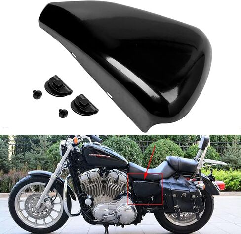 Chrome Left Side Battery Cover for Harley Sportster XL883 XL1200 1200 883 48 72 Models 2014-2022 in Saudi Arabia