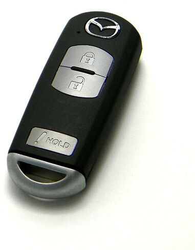 OEM 3-Button Smart Key Fob Remote متوافق مع Mazda (معرف لجنة الاتصالات الفيدرالية: WAZSKE13D01، P/N: KDY3-67-5DY، KD33-67-5RY) in Saudi Arabia