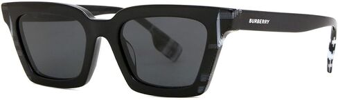 BURBERRY Sunglasses BE 4392 U 405187 Briar Black/Check White Black in Saudi Arabia