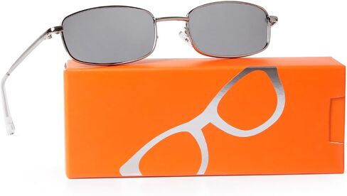 ADE WU Fashion Rectangle Sunglasses for Women Men Retro Small y2k Narrow Rectangular Sun Glasses 90s Unisex Stylish in Saudi Arabia