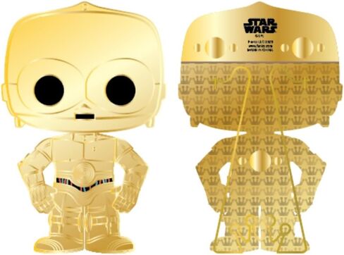 Funko STPP0010 LF Star Wars POP C3PO LRG Enamel PIN-JO in Saudi Arabia