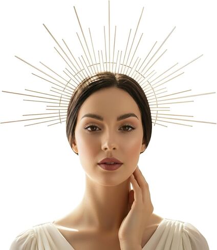 Zivyes Sun Headband Goddess Halo Crown Headpiece for Women Halloween Costume Cosplay in Saudi Arabia