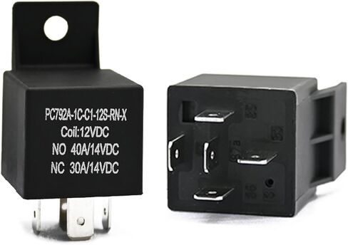 مرحلات السيارات 2 حزم PC792A-1C-C1-12S-RN-X مرحل SPDT 40A 12V in Saudi Arabia