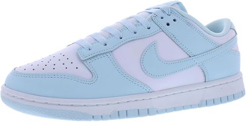 حذاء Nike Dunk Low Retro للرجال مقاس 14، اللون: أبيض نقي/أزرق جليدي/أبيض in Saudi Arabia