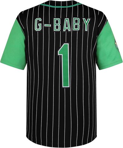 قمصان G-Baby، قميص جيرسيه بيسبول مطرز ومسامي رقم 1 من Jarius Evans Hardball للرجال S-XXXL in Kuwait