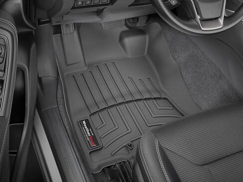 WeatherTech Custom Fit FloorLiners for Subaru Forester - 1st Row (4415001), Black in Saudi Arabia