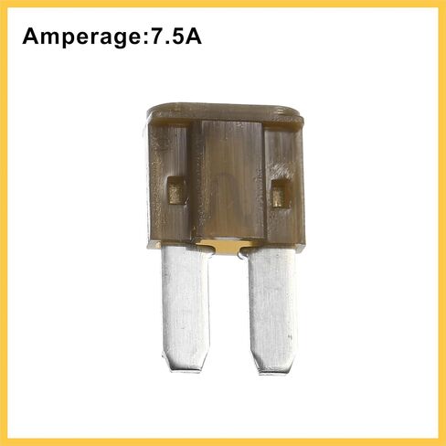 10pcs 7.5A 7.5Amp Car Mini Blade Fuses for Marine RV Camper Boat Truck Motorcycle SUV Replacement Fuse Brown Auto Replacement Parts in Saudi Arabia