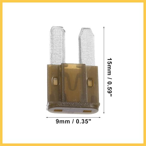 10pcs 7.5A 7.5Amp Car Mini Blade Fuses for Marine RV Camper Boat Truck Motorcycle SUV Replacement Fuse Brown Auto Replacement Parts in Saudi Arabia