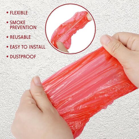 Woanger 80 Pieces Smoke Detector Fire Alarm Dust Cover Plastic Fire Alarm Cover Thicken Elastic Paint Cover for Commercial Building or Home Use in Saudi Arabia