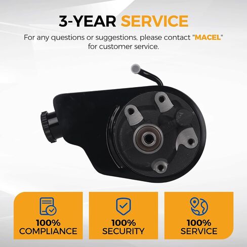 PAROD 208757 Power Steering Pump Fit for 2001-2010 Chevy Silverado 2500 3500 HD Classic, GMC Sierra 2500 3500 HD Classic in Saudi Arabia
