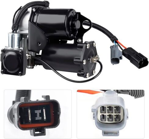 JDMON Air Suspension Compressor Pump Replacement for Rand Rover Discovery 3 LR3 2005-2009, Land Rover Discovery 4 LR4 2010-2016, Replacement for Range Rover Sport 2005-2013, Replace LR023964, LR044360 in Saudi Arabia