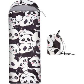 حقيبة نوم للأطفال للتخييم - حقيبة نوم خفيفة الوزن مناسبة لـ 3 فصول، حقيبة نوم مدمجة للأطفال للفتيات والفتيان، حقيبة نوم للشباب مقاومة للماء للاستخدام في الهواء الطلق من Croosseoutdoors in Kuwait