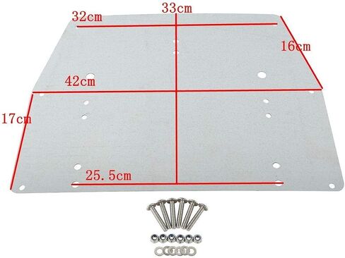 TCMT Trunk Metal Base Plate Fits For Harley Touring Road King Road Glide Street Glide Electra Glide Ultra Classic 1993-2013 in Saudi Arabia