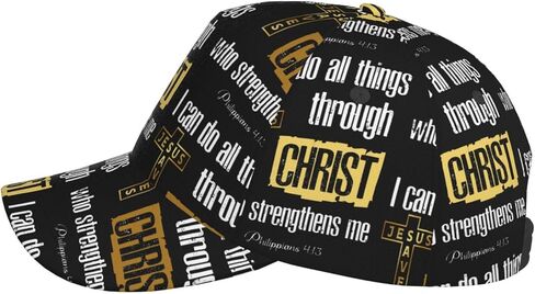 Jesus Cross Baseball Hat,Christian Hats for Mens Cool Hat Adjustable Wash Baseball Cap Funny Gifts in Saudi Arabia