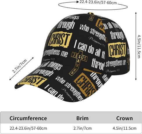 Jesus Cross Baseball Hat,Christian Hats for Mens Cool Hat Adjustable Wash Baseball Cap Funny Gifts in Saudi Arabia