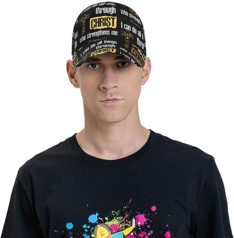 Jesus Cross Baseball Hat,Christian Hats for Mens Cool Hat Adjustable Wash Baseball Cap Funny Gifts in Saudi Arabia