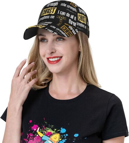 Jesus Cross Baseball Hat,Christian Hats for Mens Cool Hat Adjustable Wash Baseball Cap Funny Gifts in Saudi Arabia