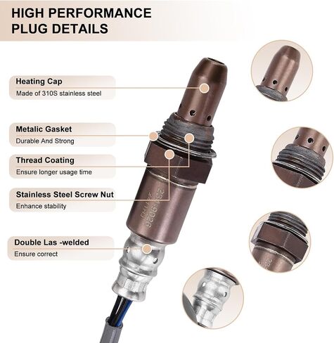 Oxygen Sensor Upstream 234-9026 O2 Sensor Fits for Toyota Tacoma 2005-2008 Tundra 2005-2013 Sequoia 2008-2012 4.0L 4.6L 4.7L 5.7L, for Lexus GX460 2010-2013 LX570 2008-2011 4.6L 5.7L in Saudi Arabia