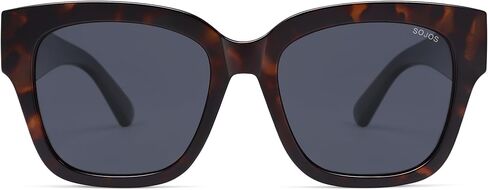 SOJOS Trendy Polarized Square Sunglasses Womens,Retro Oversized Women Thick Sun Glasses SJ2217 in Saudi Arabia
