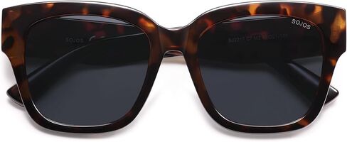 SOJOS Trendy Polarized Square Sunglasses Womens,Retro Oversized Women Thick Sun Glasses SJ2217 in Saudi Arabia