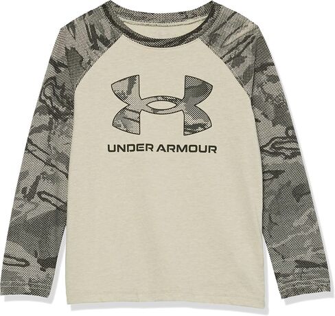 Under Armour Boys' Outdoor Long Sleeve Tee, Stylish Crew Neckline, Cute Full Fit in Saudi Arabia