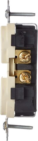 Leviton 5822-W Straight Blade Single Receptacle, 250 Vac, 20 A, 2 Pole, 3 Wire, White in Saudi Arabia