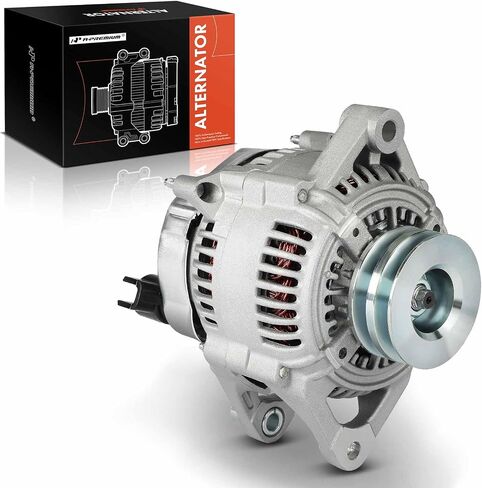 A-Premium Alternator Compatible with - 1990-1991 - Dodge Dakota, Ramcharger, B150/B250/B350, D150/D250/D350, W150/W250/W350, 12V 120A 2-Groove Pulley Clockwise in Saudi Arabia