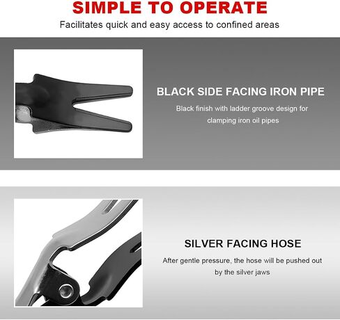 Car Hose Removal Pliers, Vehicle Fuel Line and Vacuum Tube Separation Pliers Pipe Repairing Tool, Auto Pipe Separator Tube Disconnect Tool for Fuel Lines Oil Water Hoses in Saudi Arabia