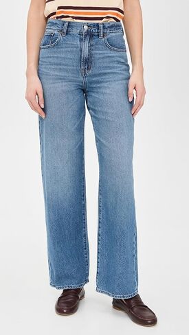 Madewell Women's PV Wide in Airy Denim Jeans in Saudi Arabia